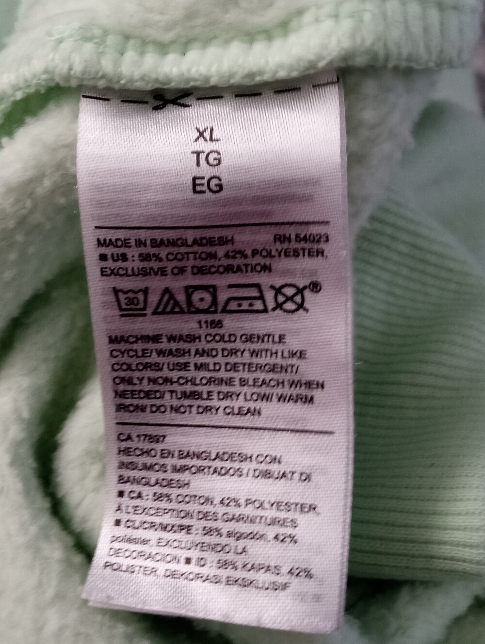 Old Navy Light Mint Crewneck Sweatshirt - Picture 6 of 6